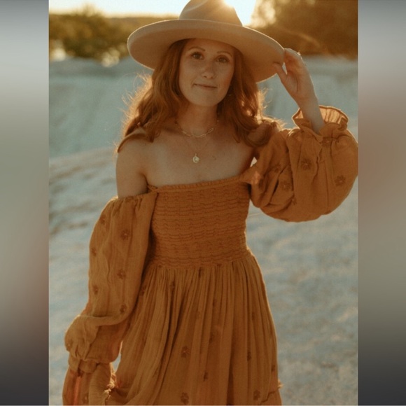 Free People | Dahlia Embroidered Maxi Dress | Small - Picture 14 of 17